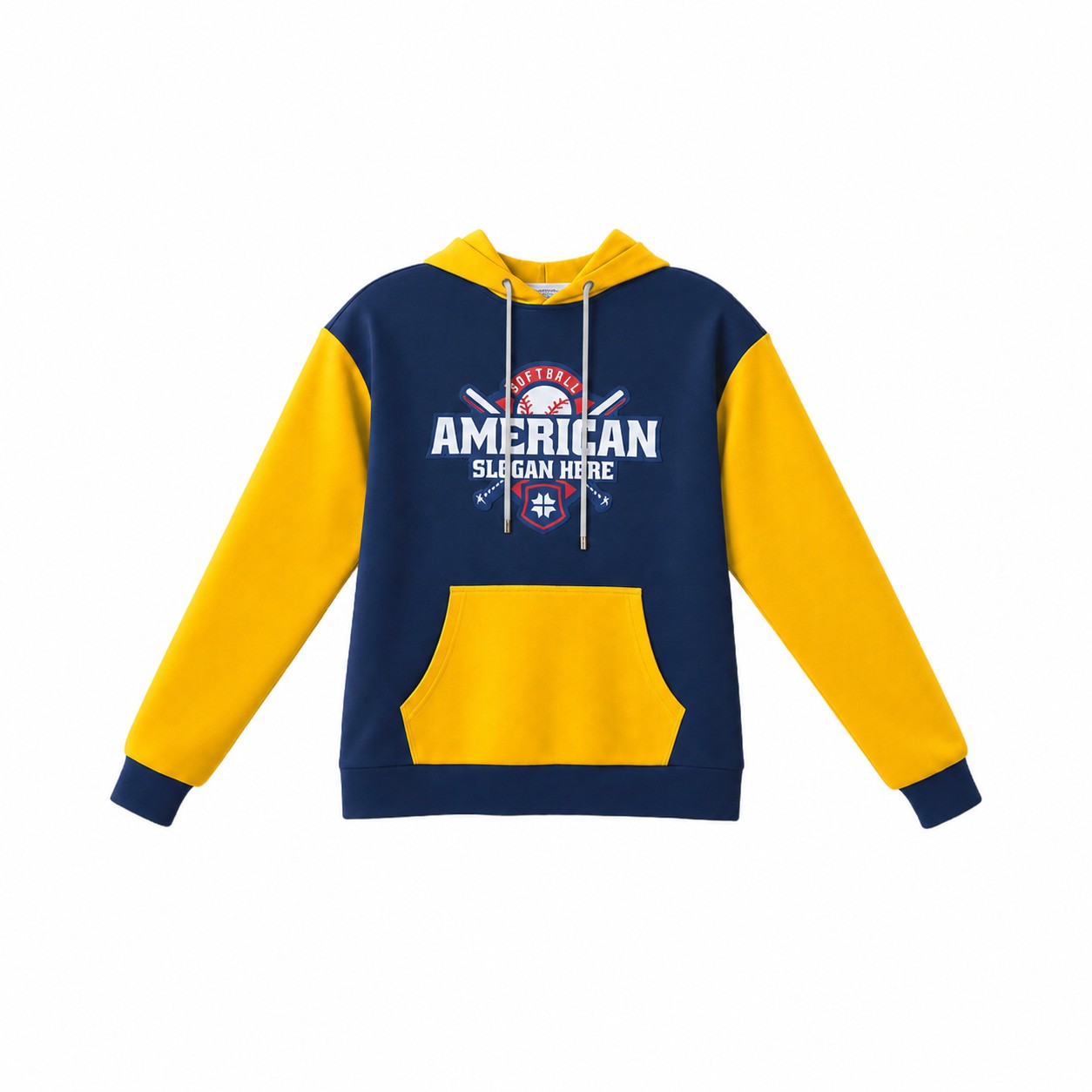 Composite Cotton Athletic Fit Hoodie — Yellow