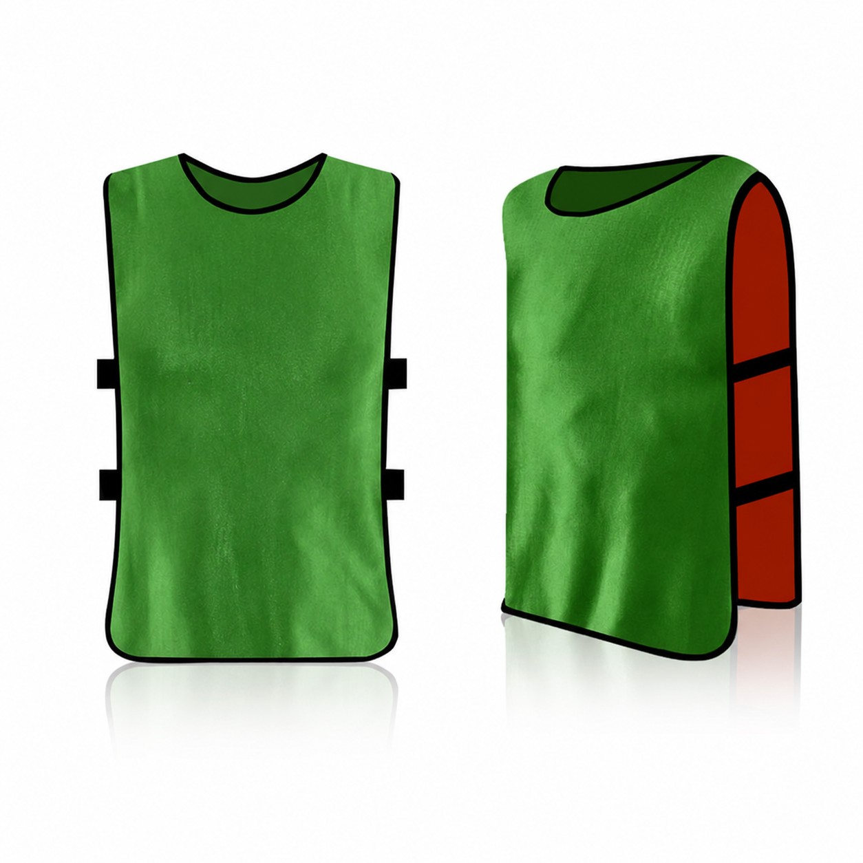 Adult Elastic Activity Vest — Green
