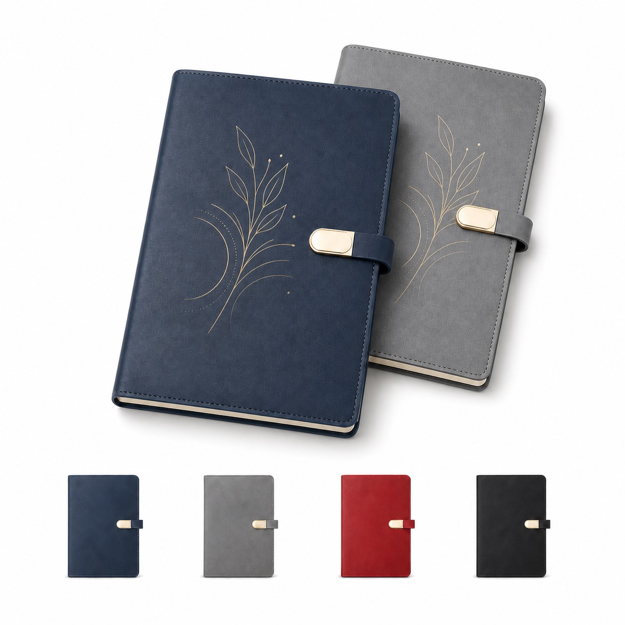 B5 PU Leather Notebook With Magnetic Buckle
