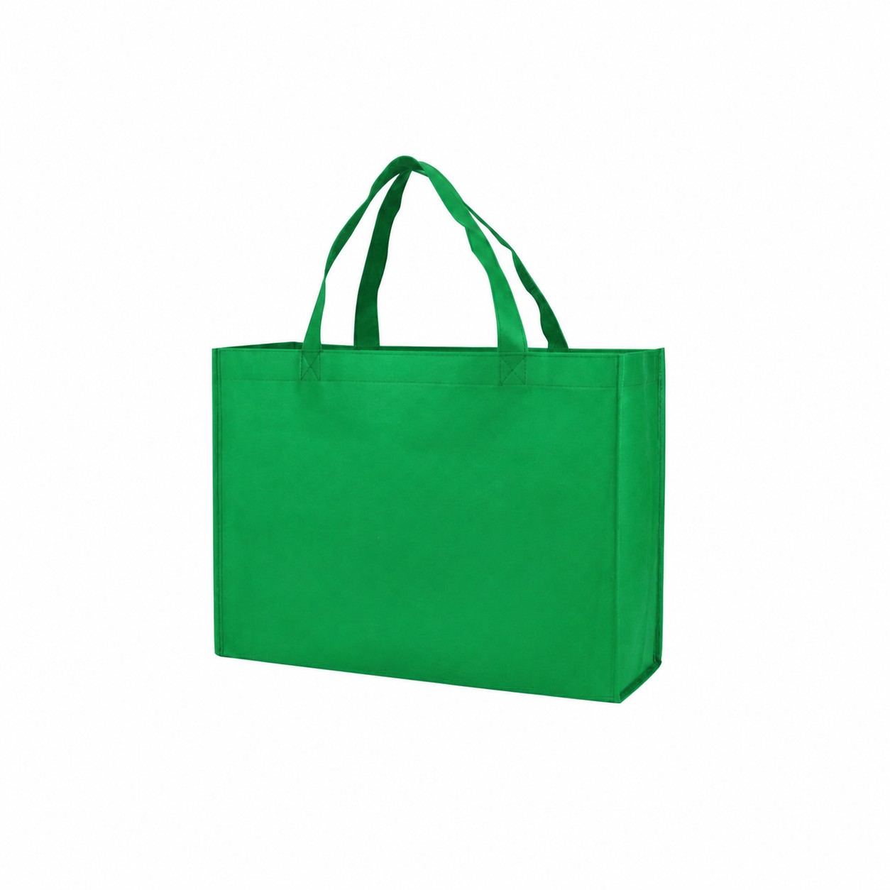 80GSM Non-Woven Shopping Tote Bag — Kelly Green