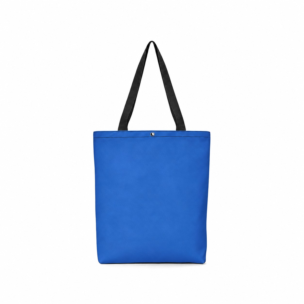 600D Polyester Gusseted Tote Bag — Blue