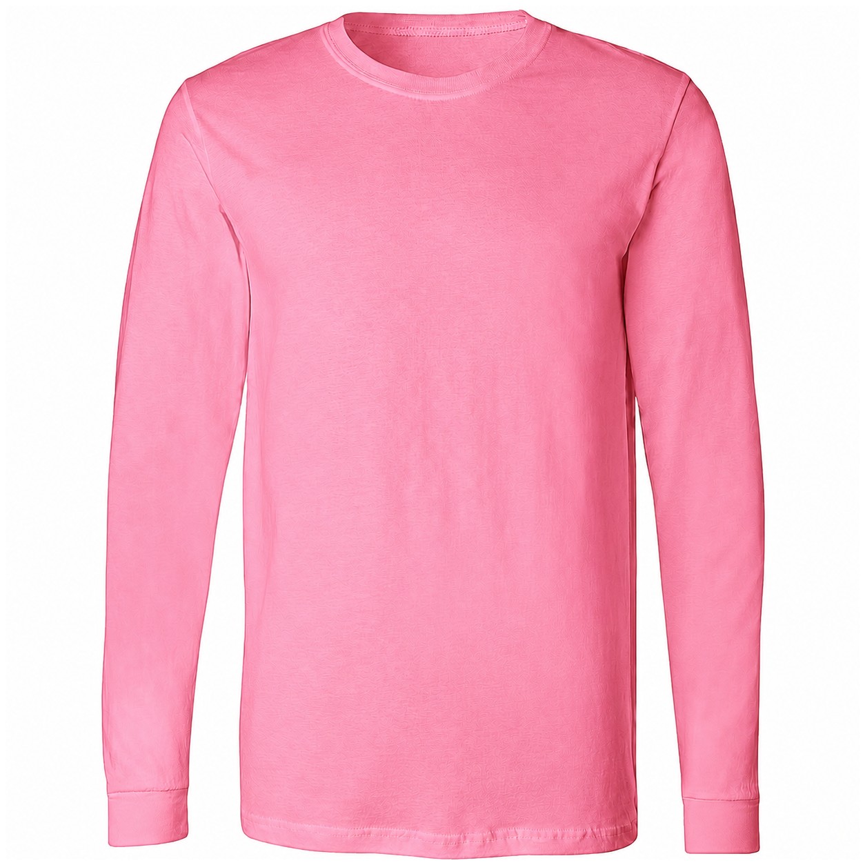 Men's Combed Cotton Long Sleeve Shirt — Pink