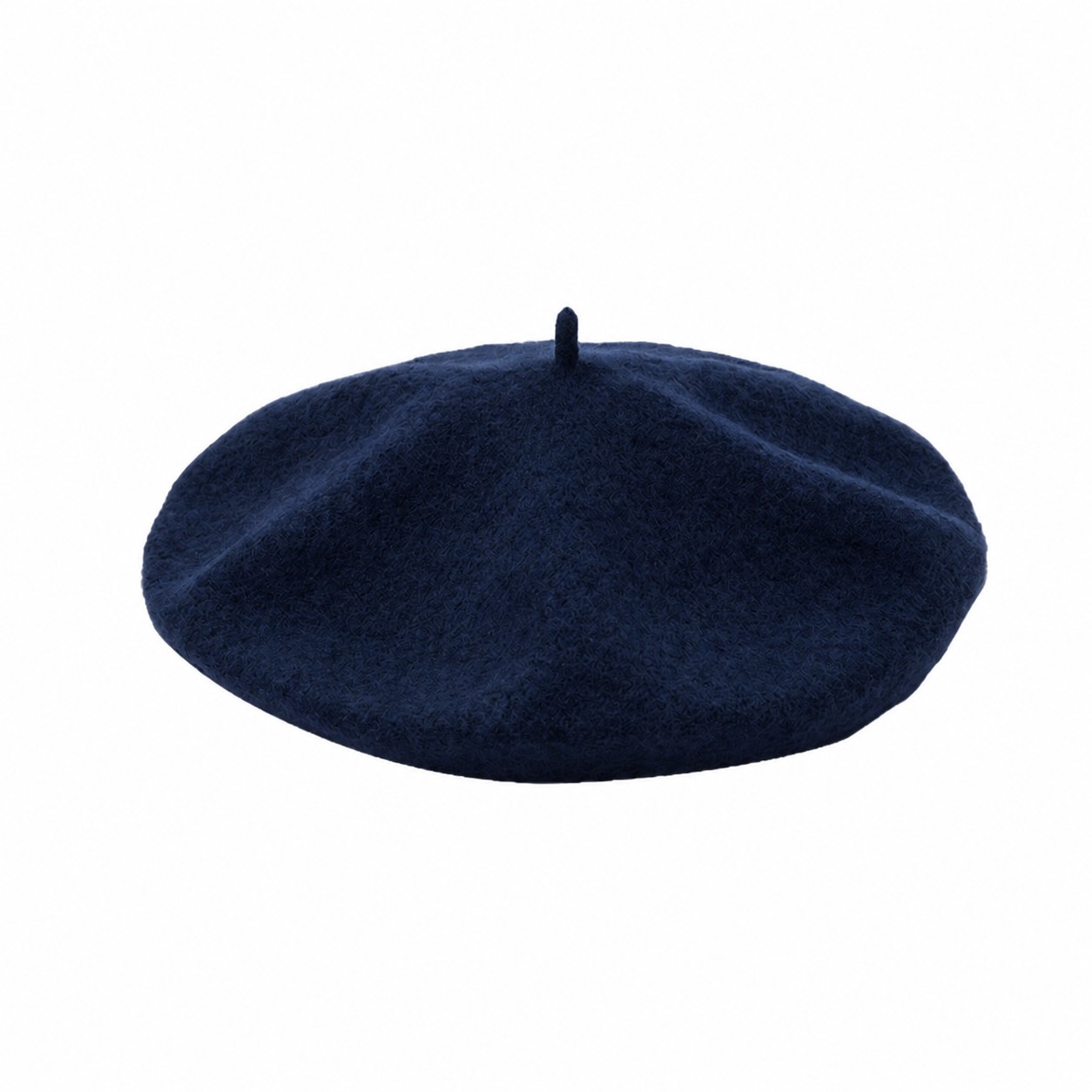 Polyester Vintage Beret Painter Hat — Navy Blue