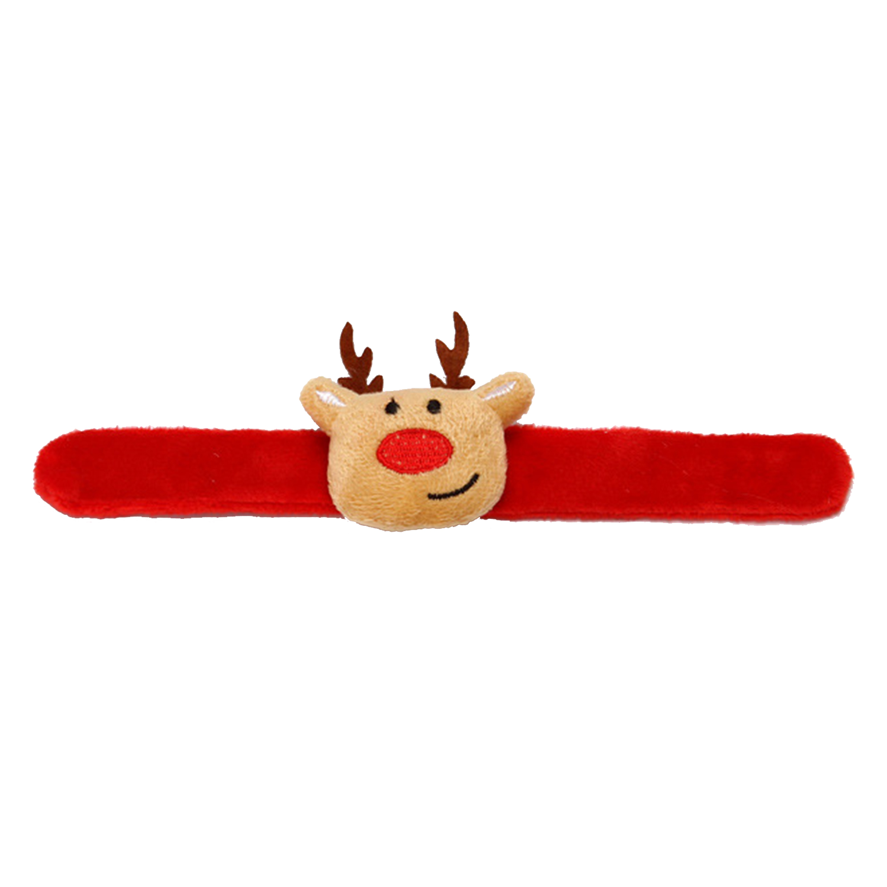 Flannel Holiday Slap Wristband — view 2