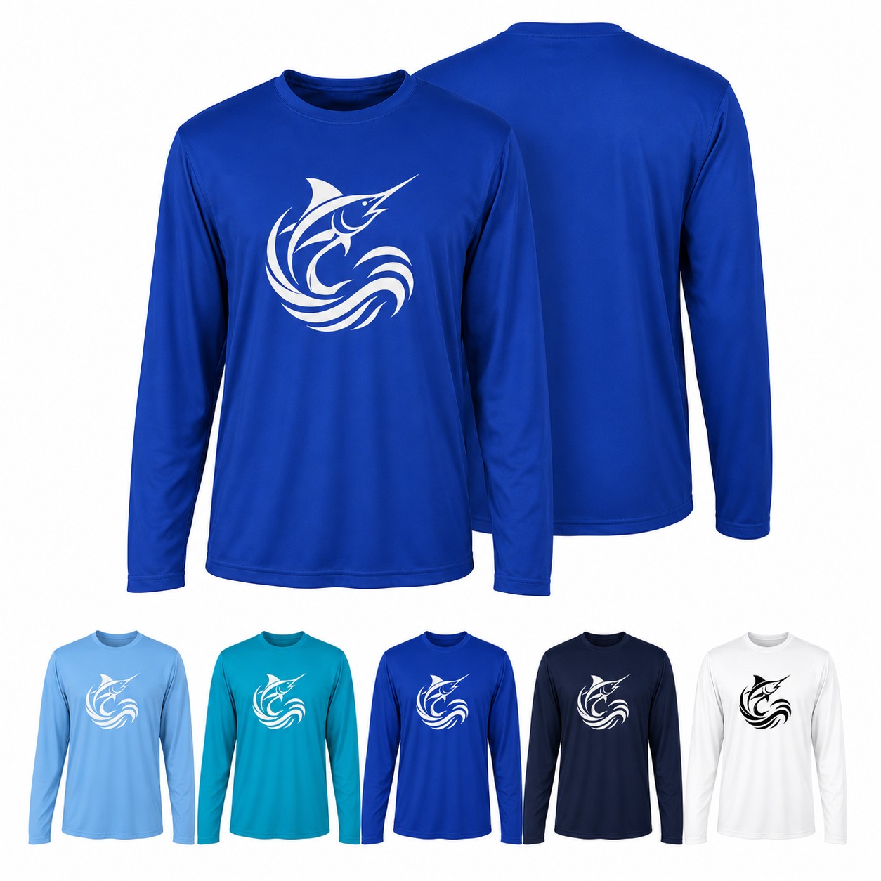 Polyester Long Sleeve Athletic T Shirt