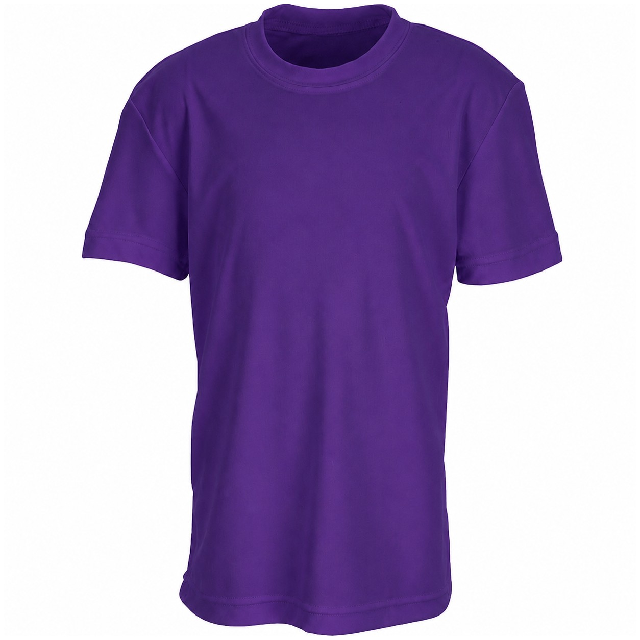 Youth Interlock Performance Shirt — Purple