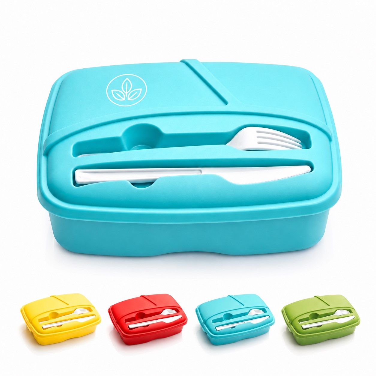 Three Section Polypropylene Lunch Container