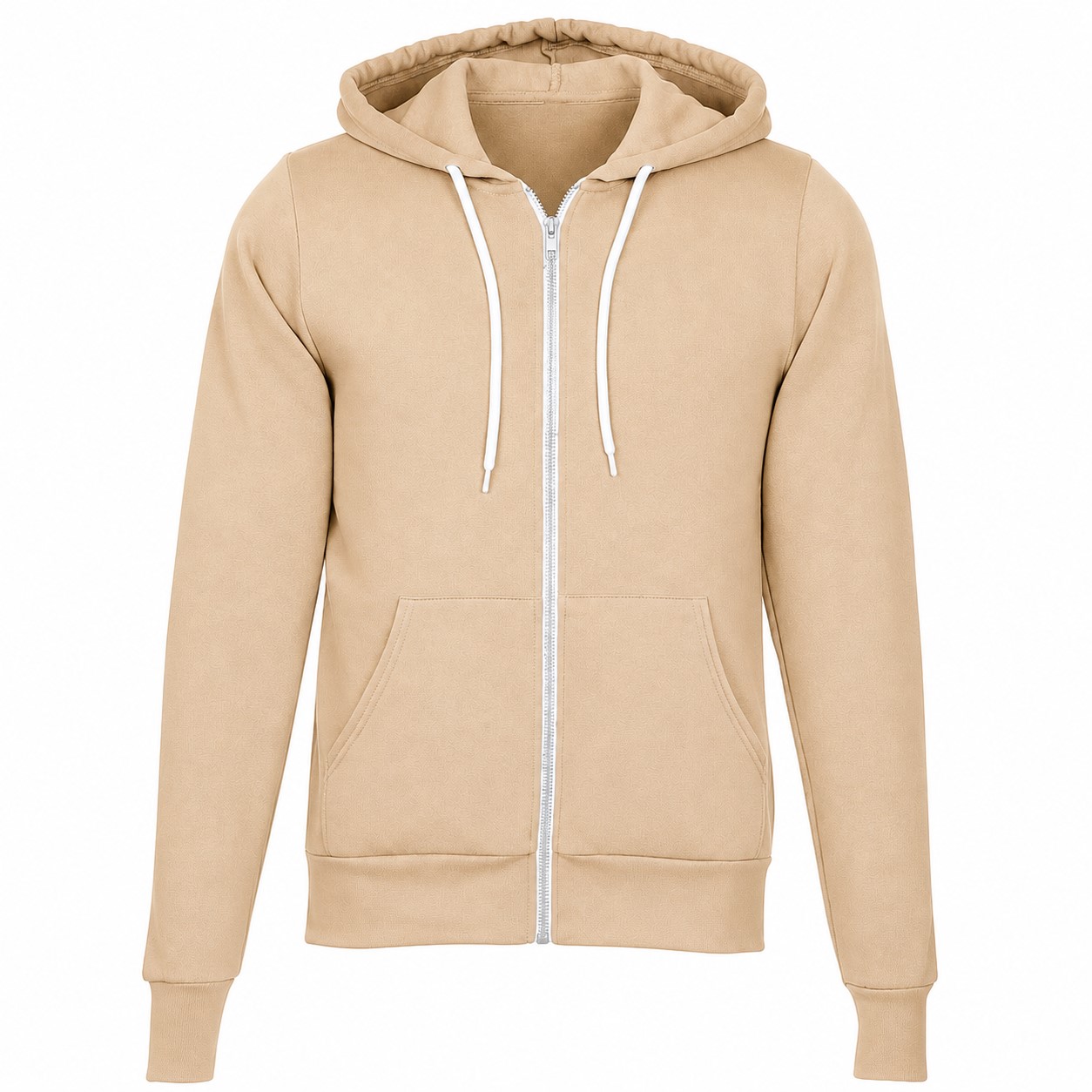 Ringspun Cotton Polyester Zip Hoodie — view 14