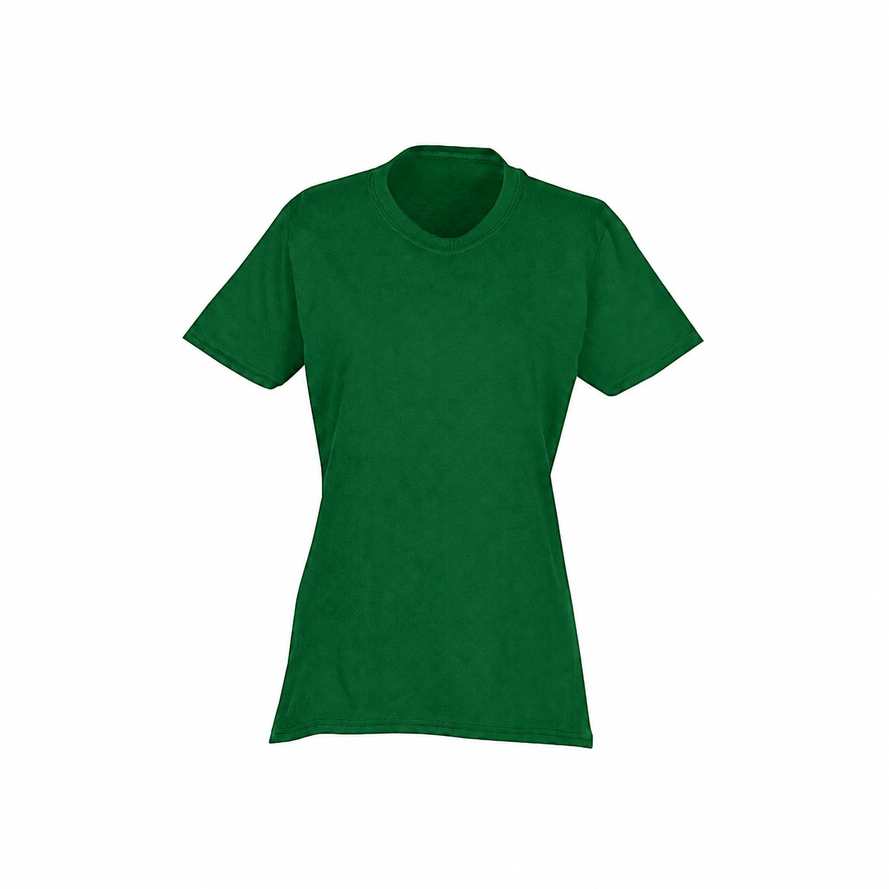 Ladies Cotton-Polyester Blend T-Shirt — Green