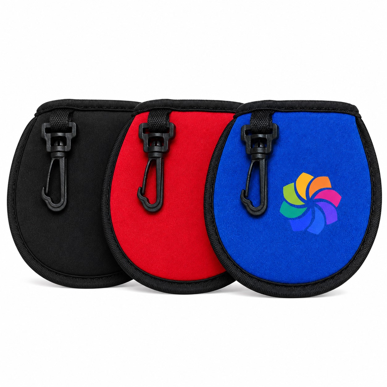Clip On Synthetic Rubber Golf Ball Cleaning Bag