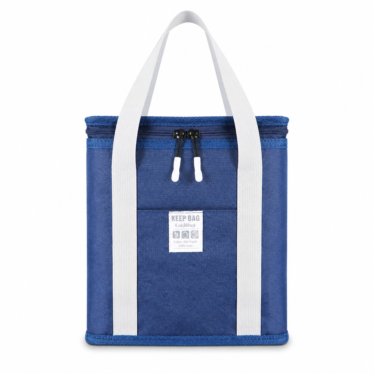 Oxford Lunch Cooler Bag With Front Pocket — view 2