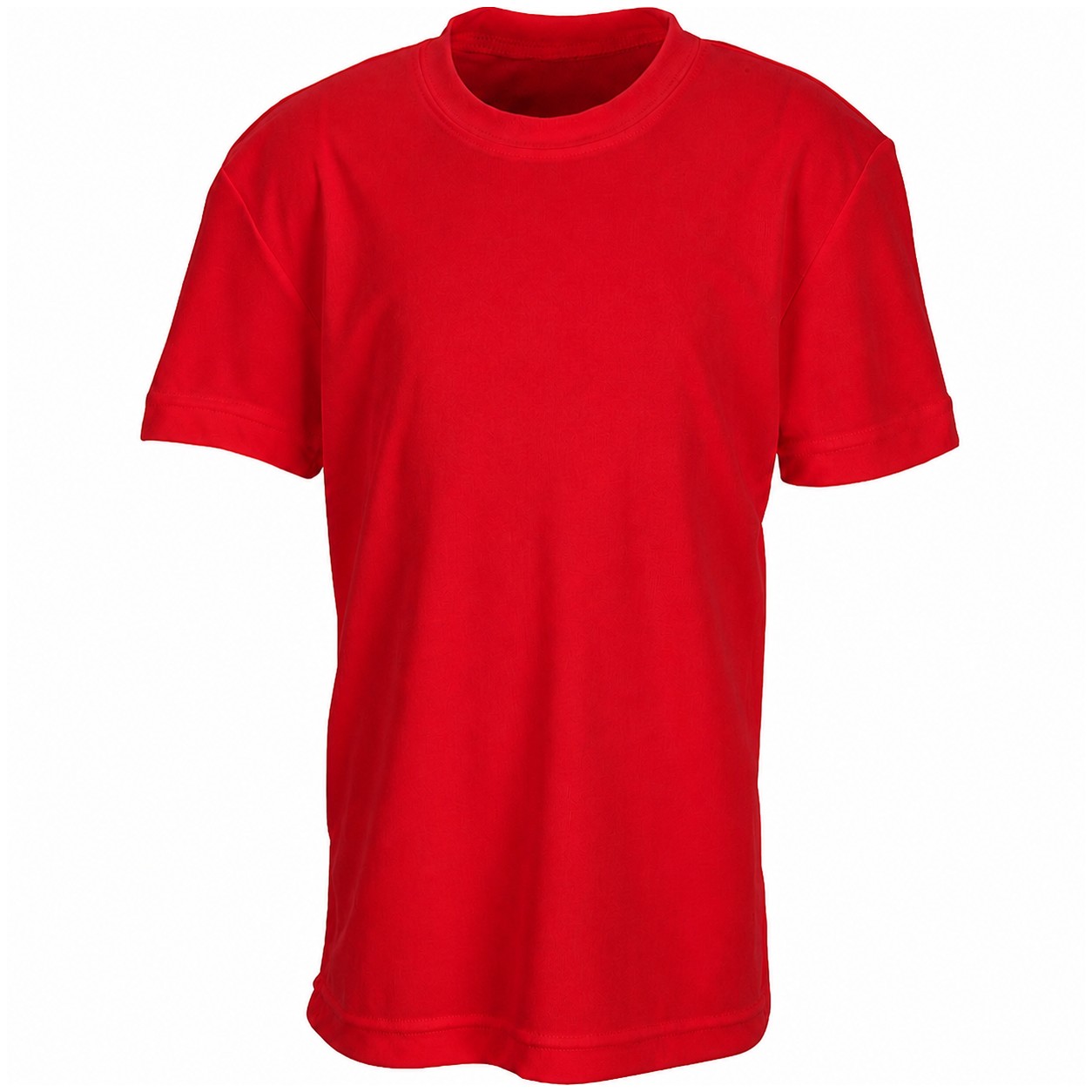 Youth Interlock Performance Shirt — Red