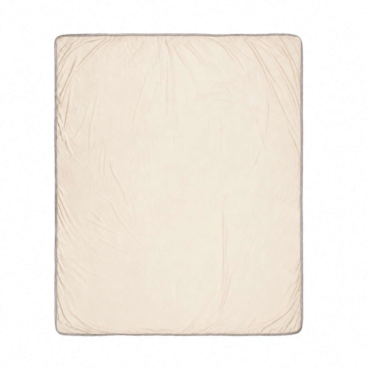Dual Sided Polyester Cooling Blanket — Natural Beige