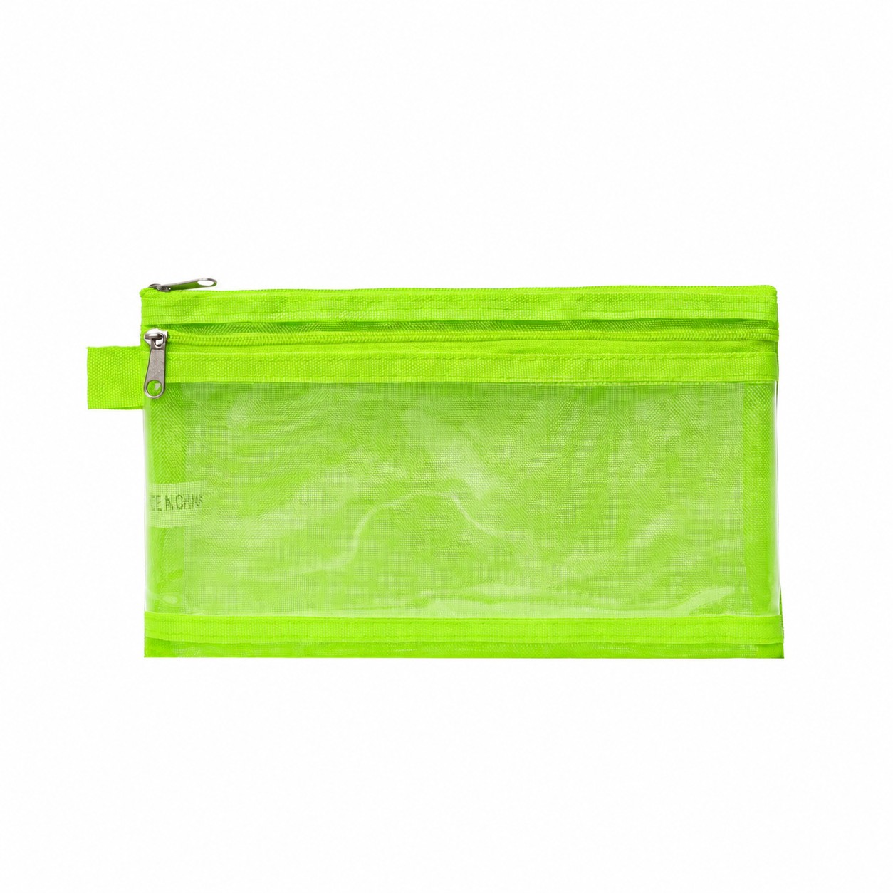 Reinforced Corners Travel Pouch — Lime Green