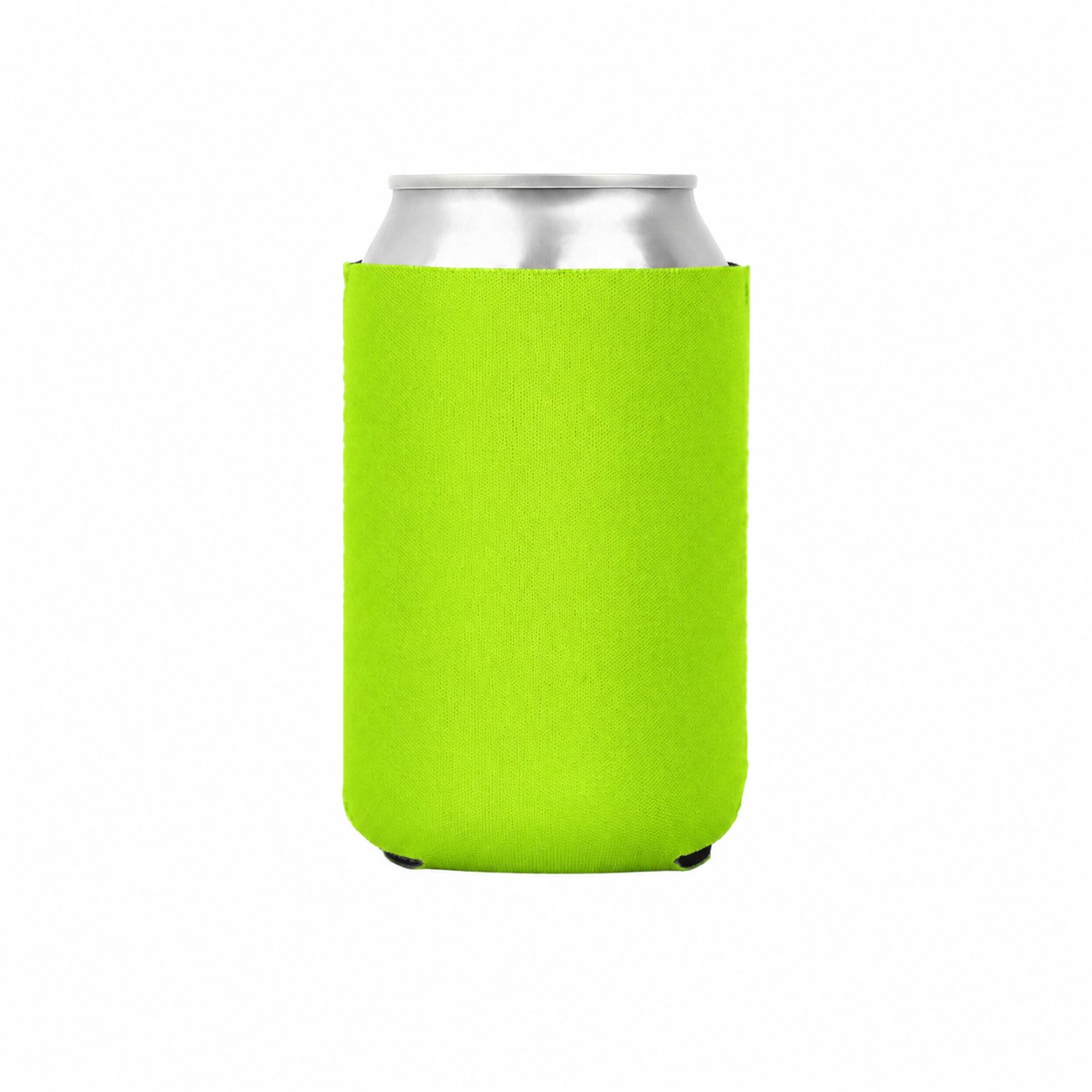 Magnetic Neoprene Can Cooler — Lime Green