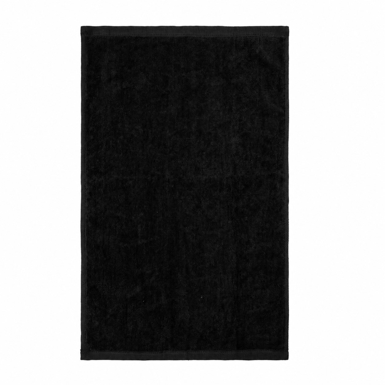 Cotton Velour Rally Towel — Black