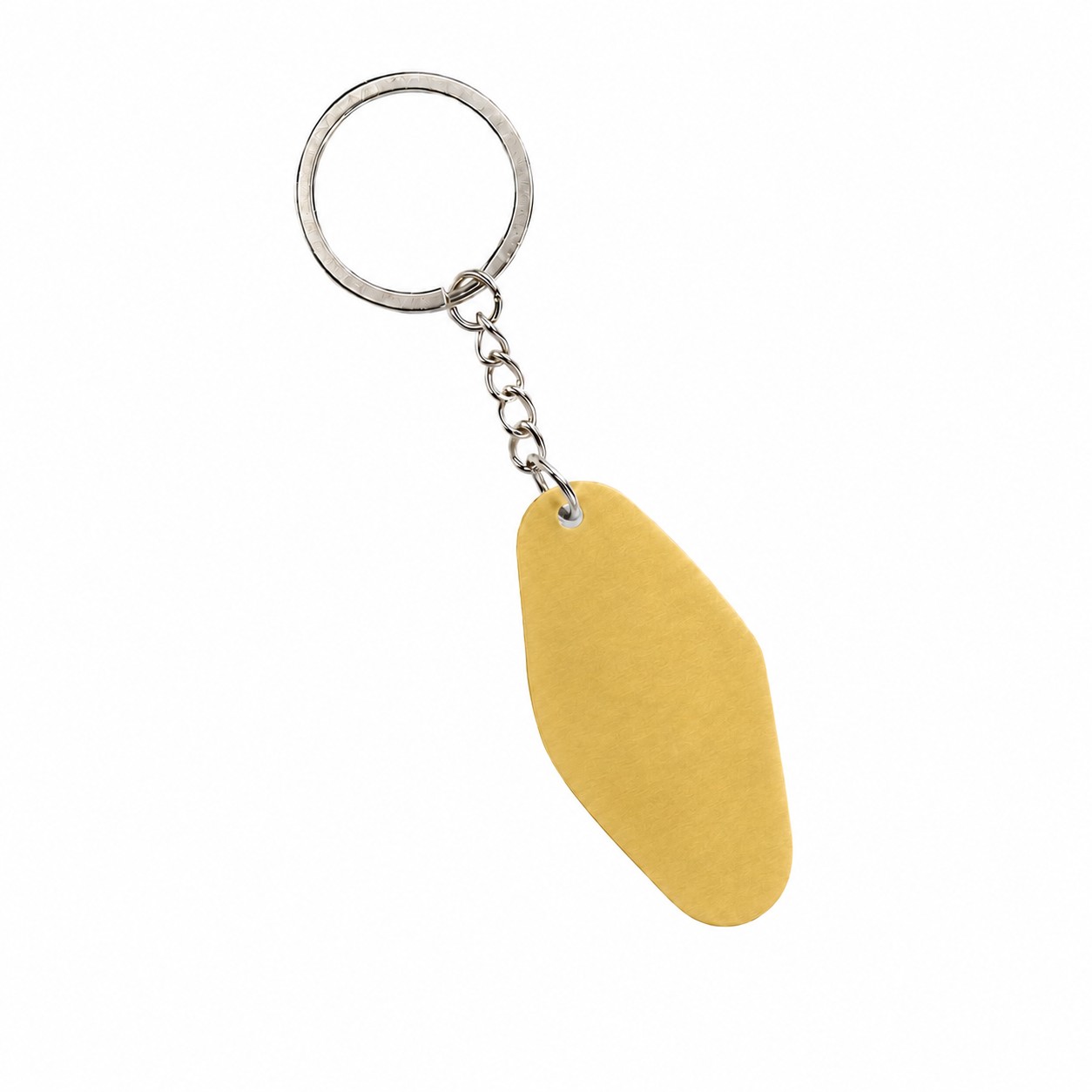 Acrylic Key Tag With Hardware — Brass Gold