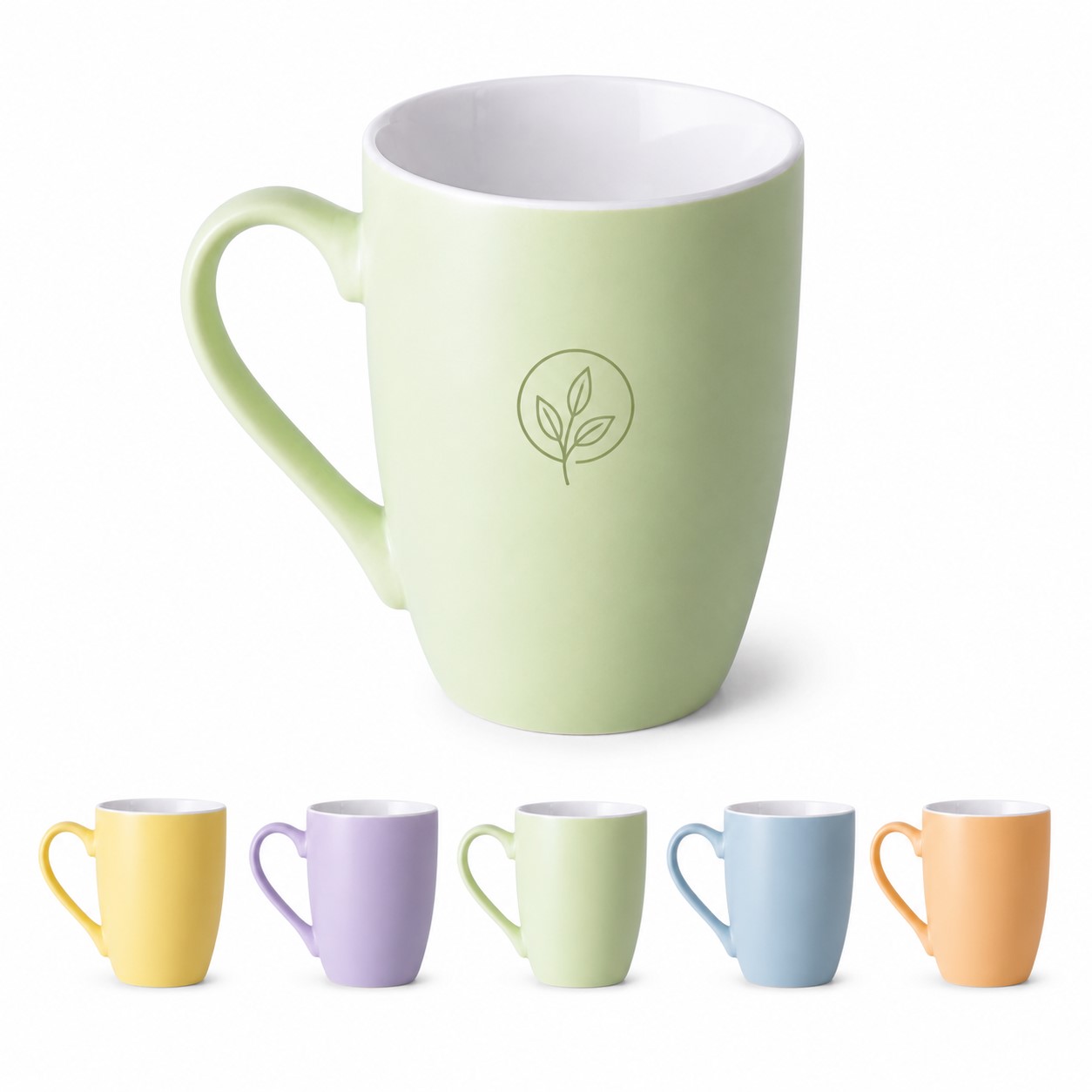 Pastel Frosted 12 Oz Ceramic Mug
