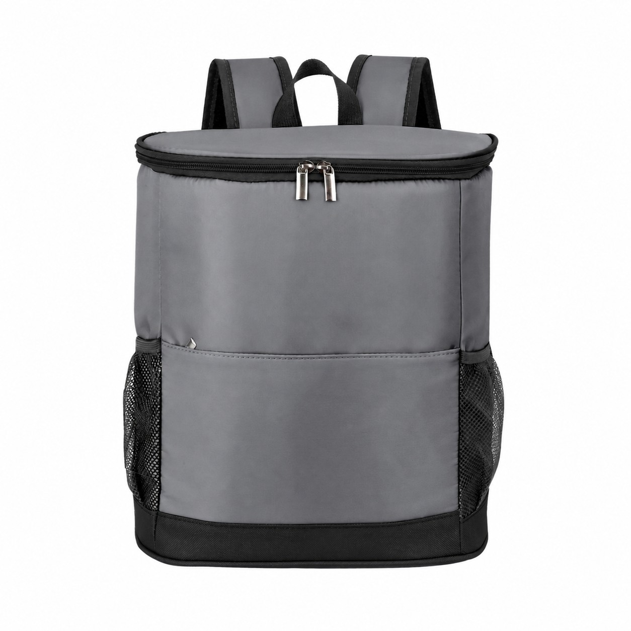 Nylon Backpack Cooler — Gray