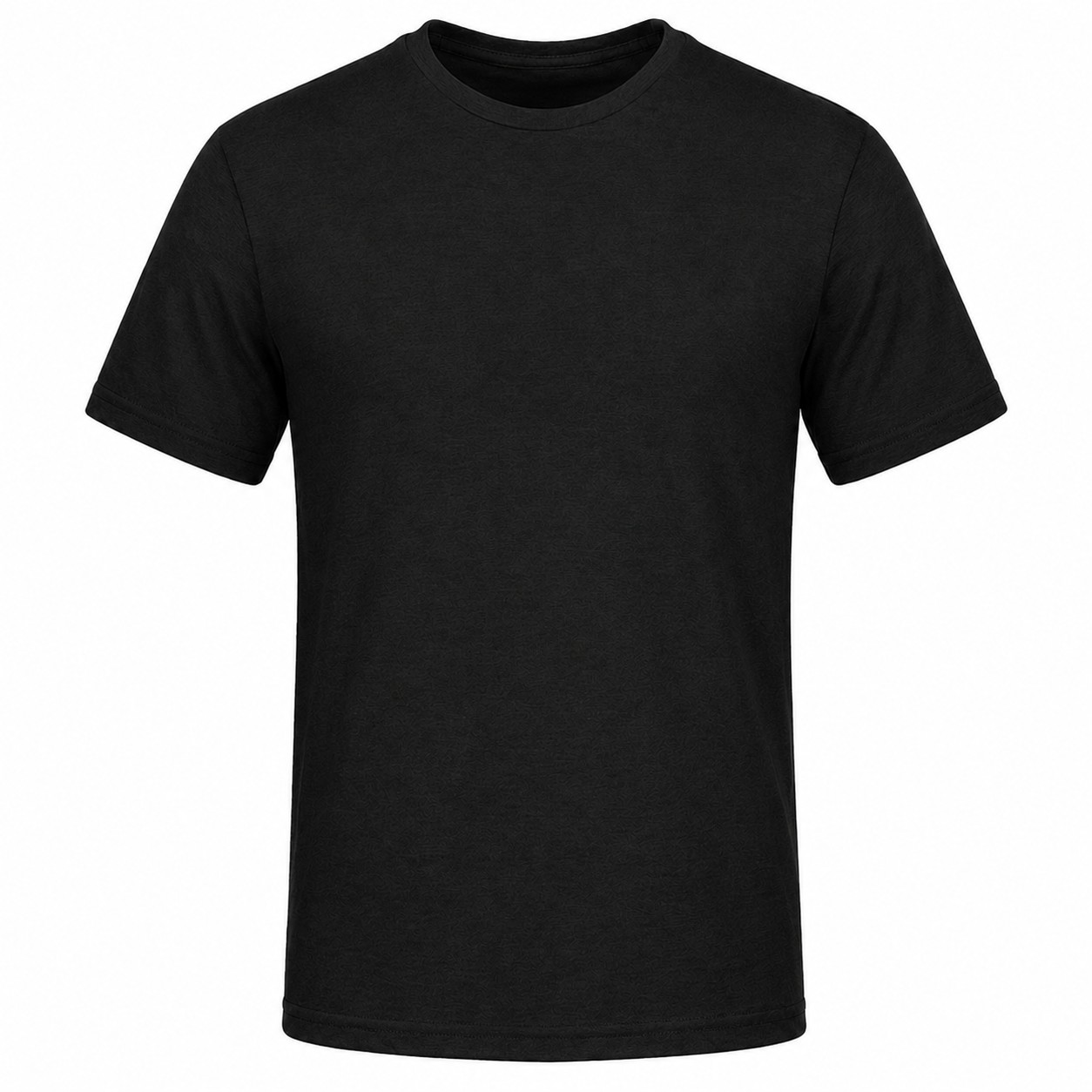 Contrast Quarter Zip Performance Pullover — Black