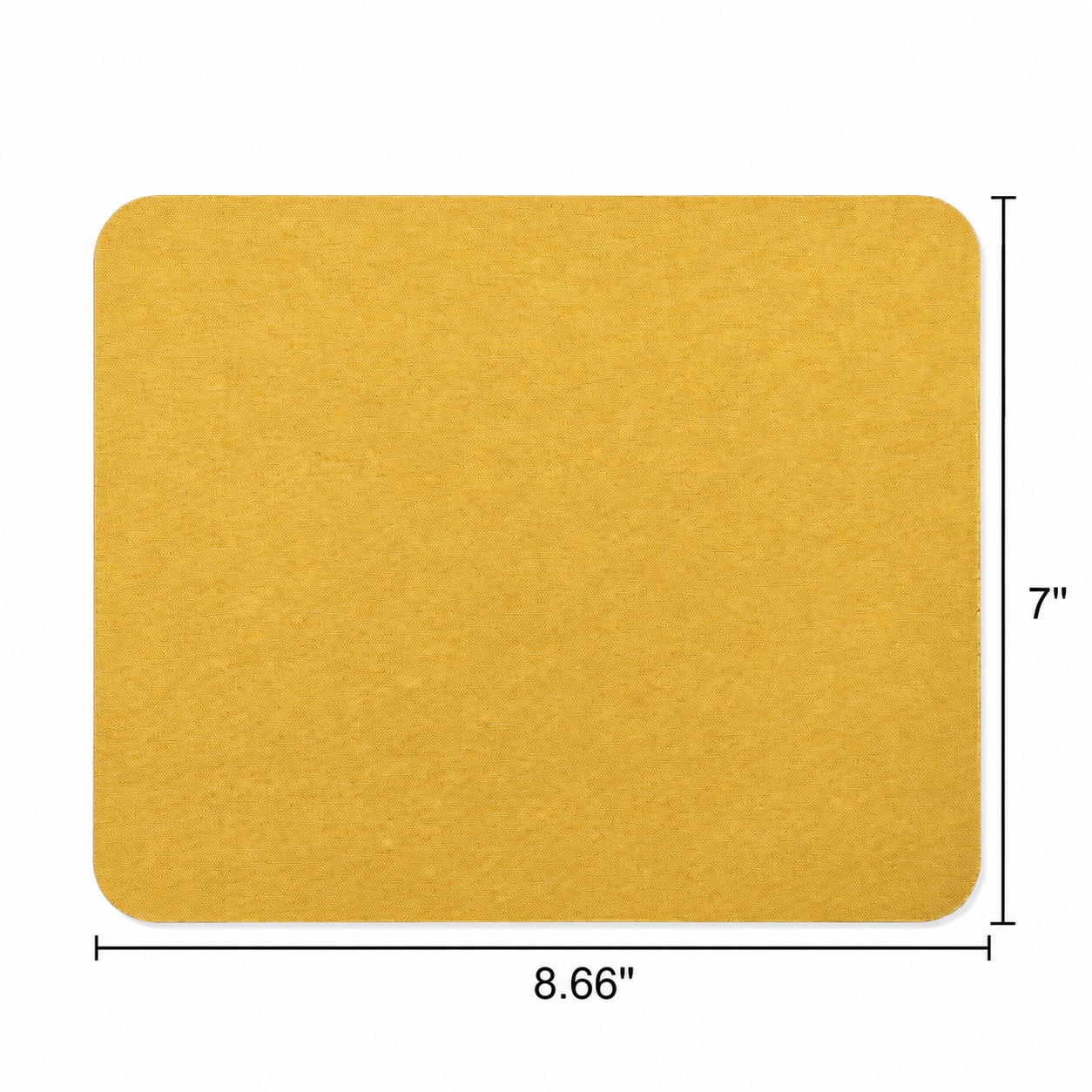 Soft Surface Fabric Mouse Pad — Gold