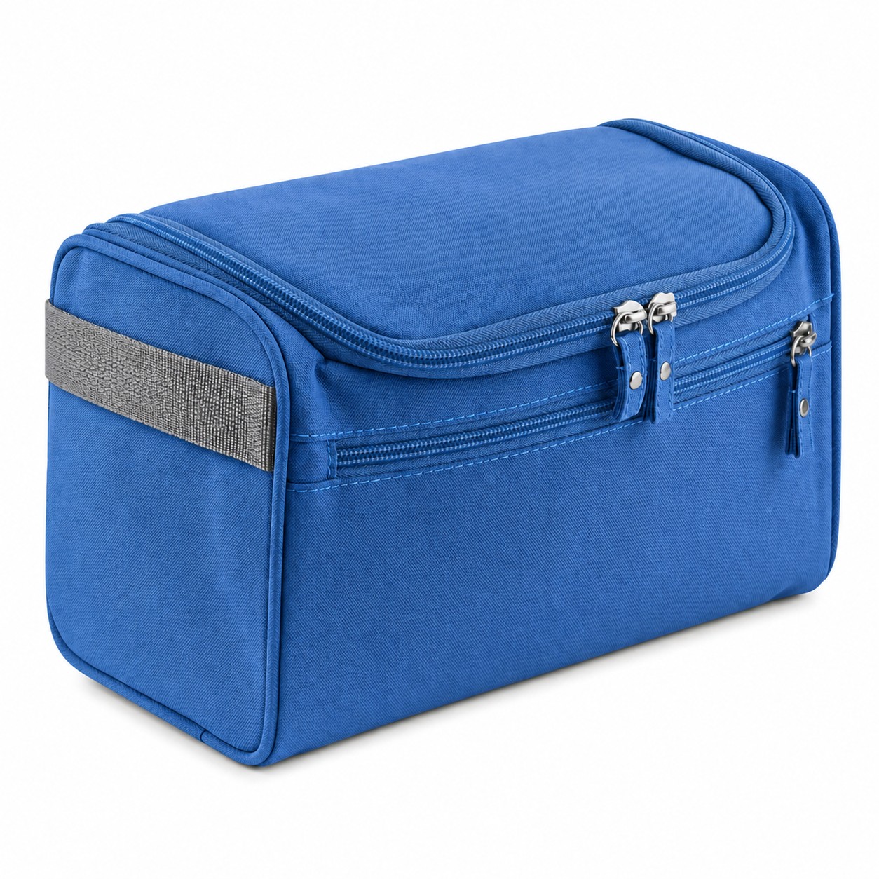 Hanging Waterproof Toiletry Organizer Bag — Blue