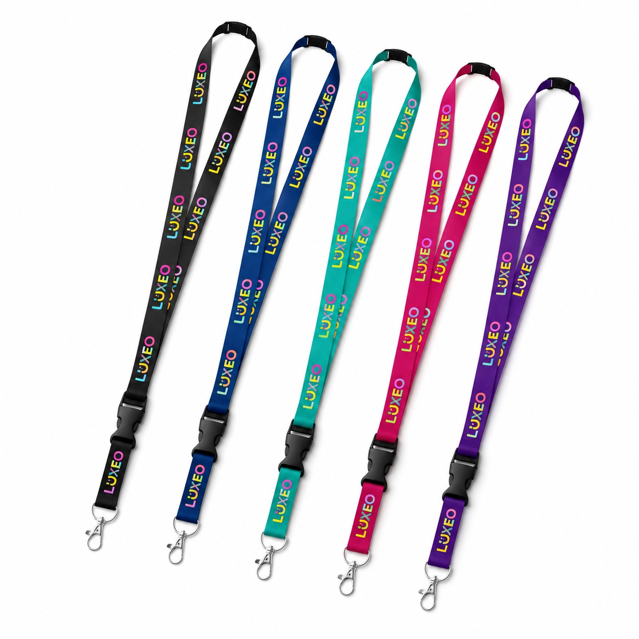 Polyester Breakaway Lanyard With Buckle Release