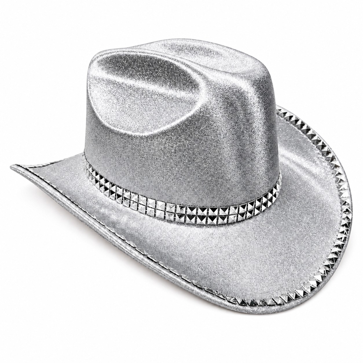 Pink Polyester Wide Brim Cowgirl Hat — view 3
