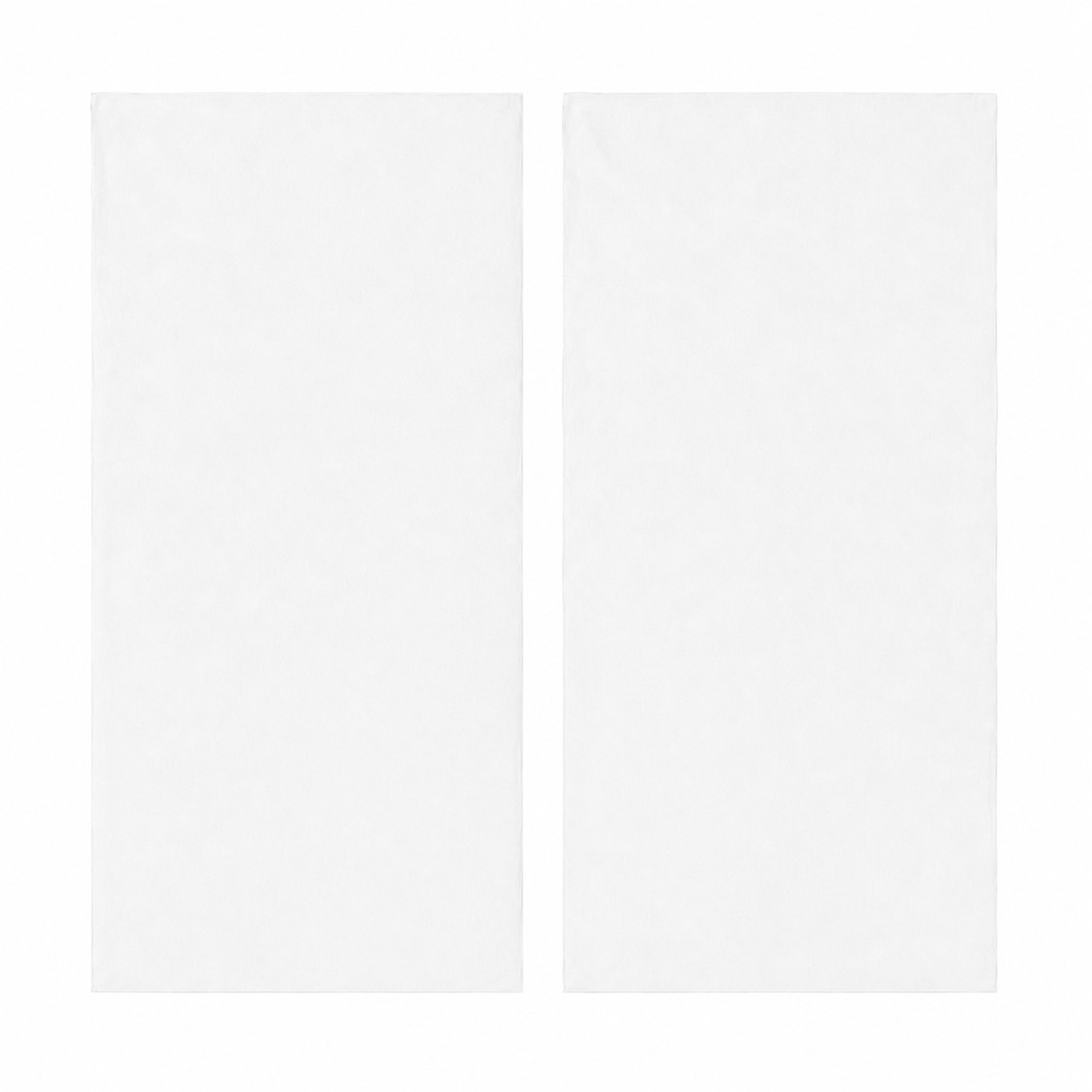 Microfiber Quick Dry Beach Towel — Clear White