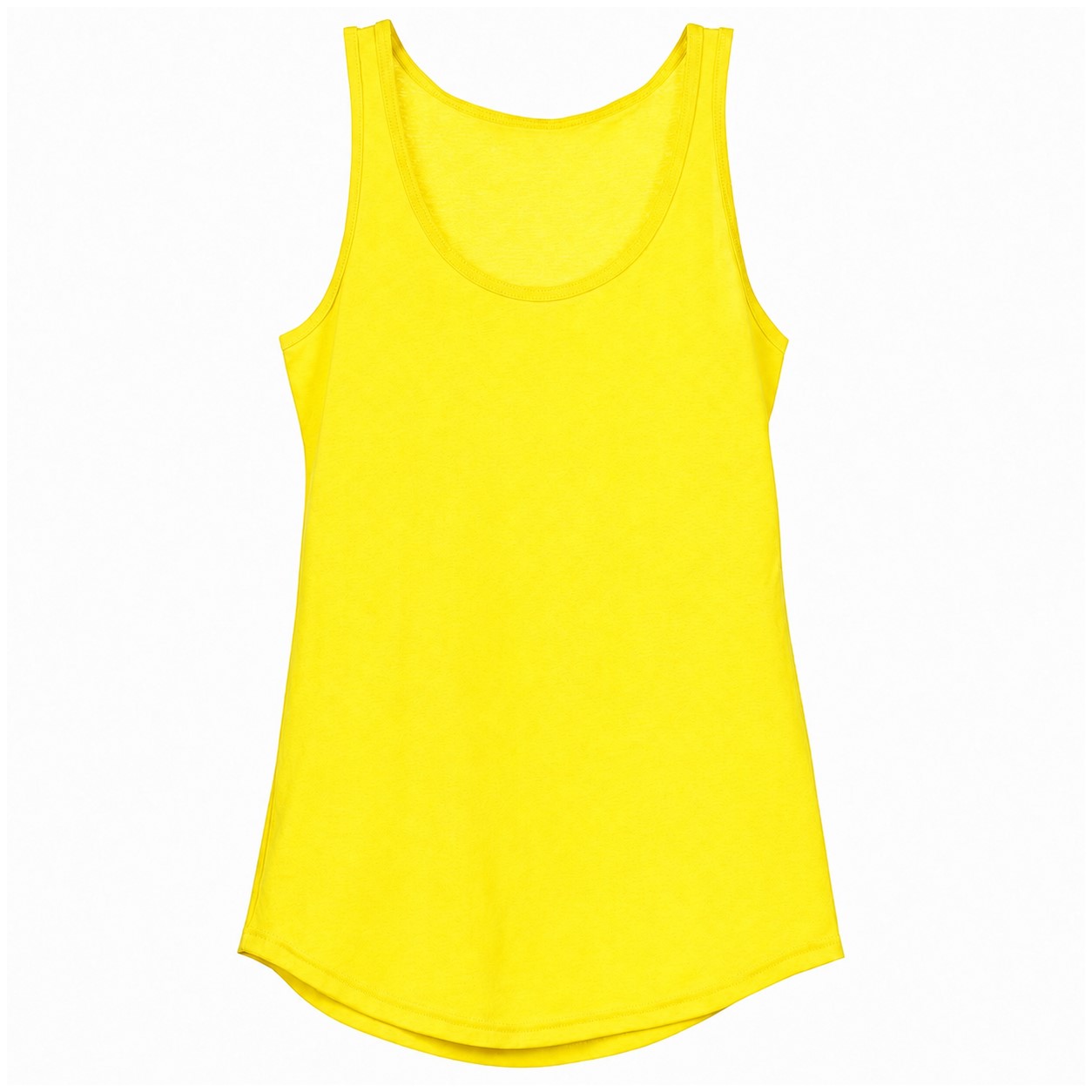Ladies Cotton Classic Tank Top — Yellow