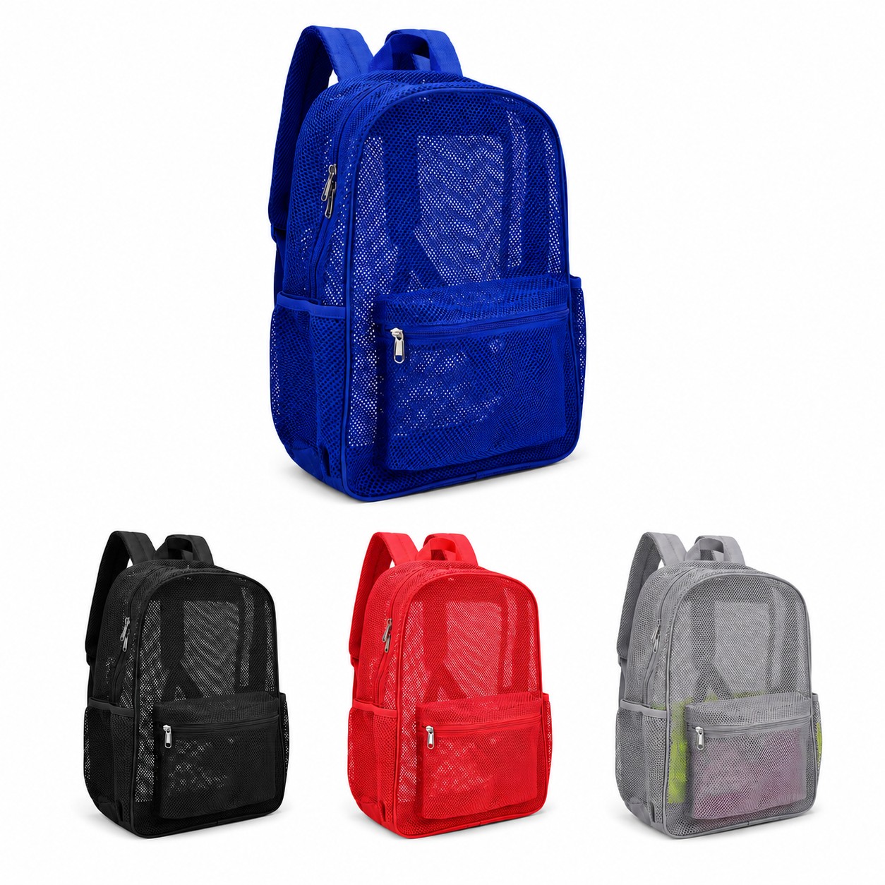 Mesh School Backpack With Adjustable Straps