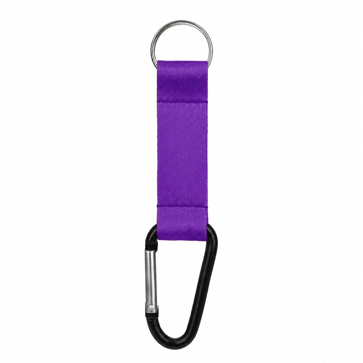 Pocket Lanyard Carabiner Keyring Strap — Purple