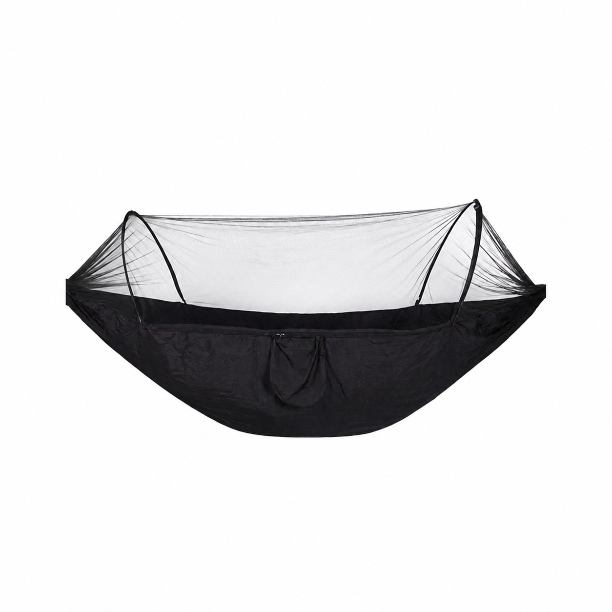 Nylon Mosquito Net Hammock — Black