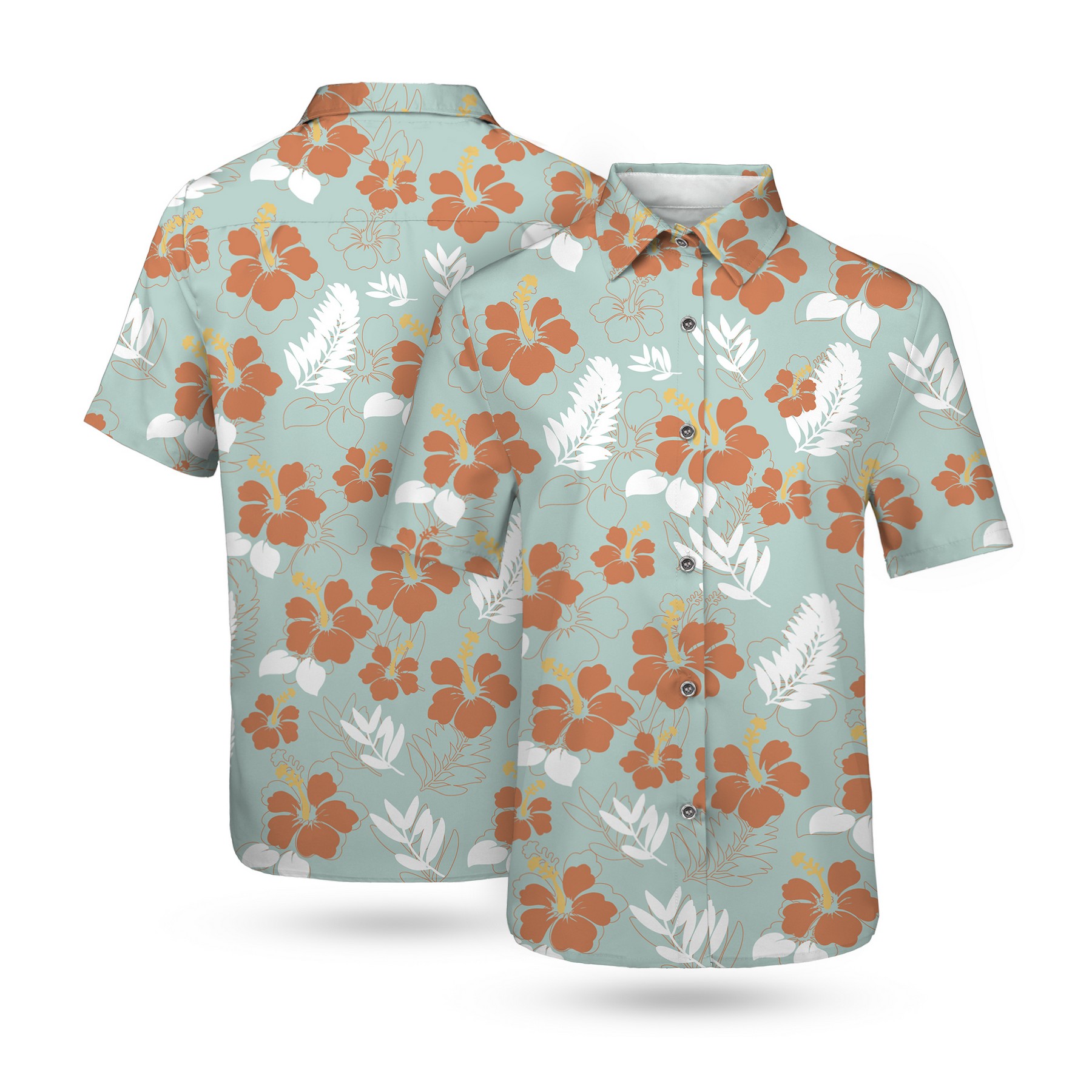 Ladies Stretch Polyester Hawaiian Shirt — view 2