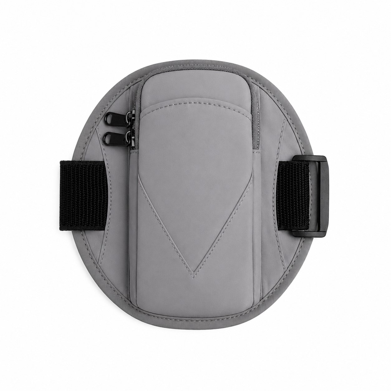 Dual Zip Polyester Running Arm Pouch — view 2