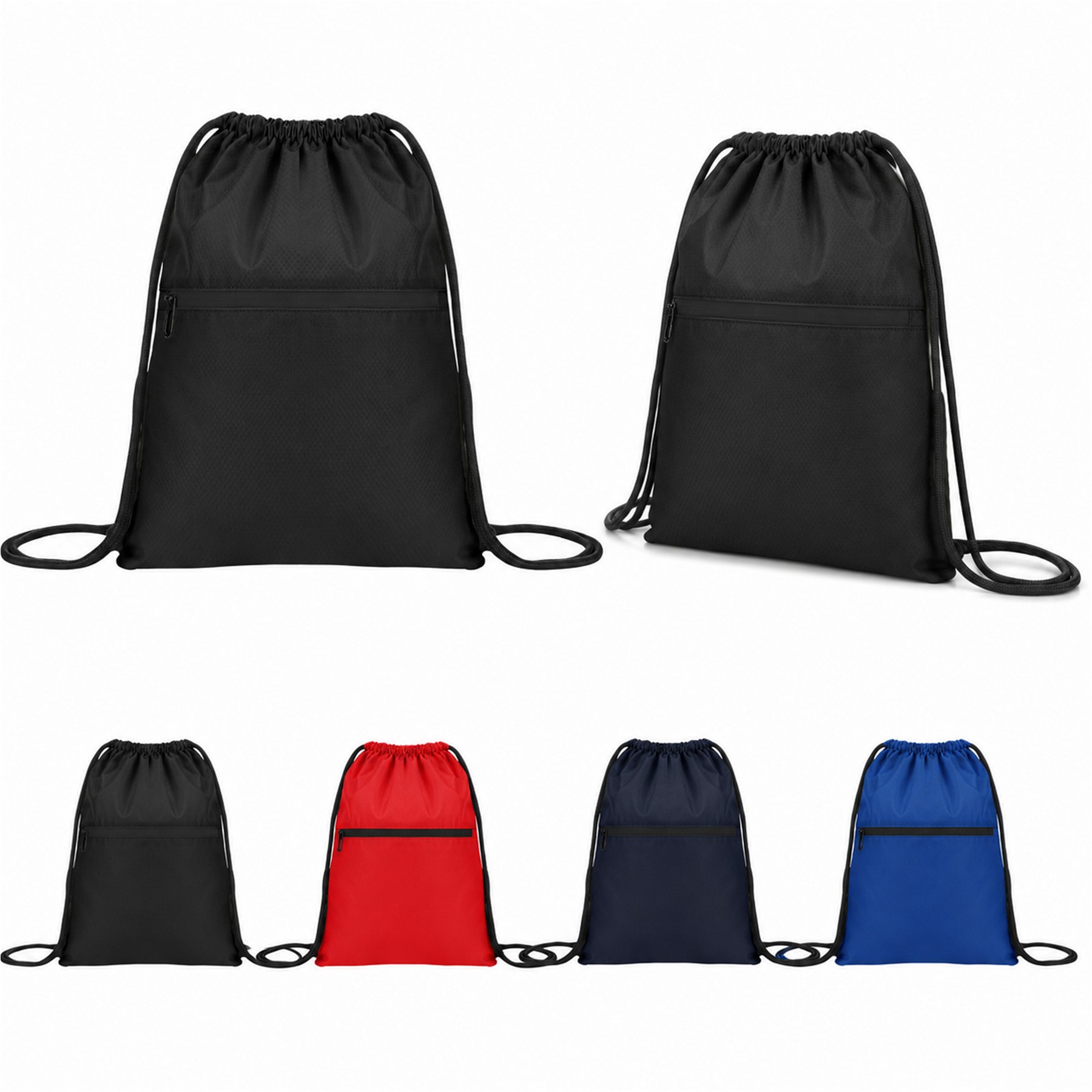 Polyester Roomy Drawstring Bag