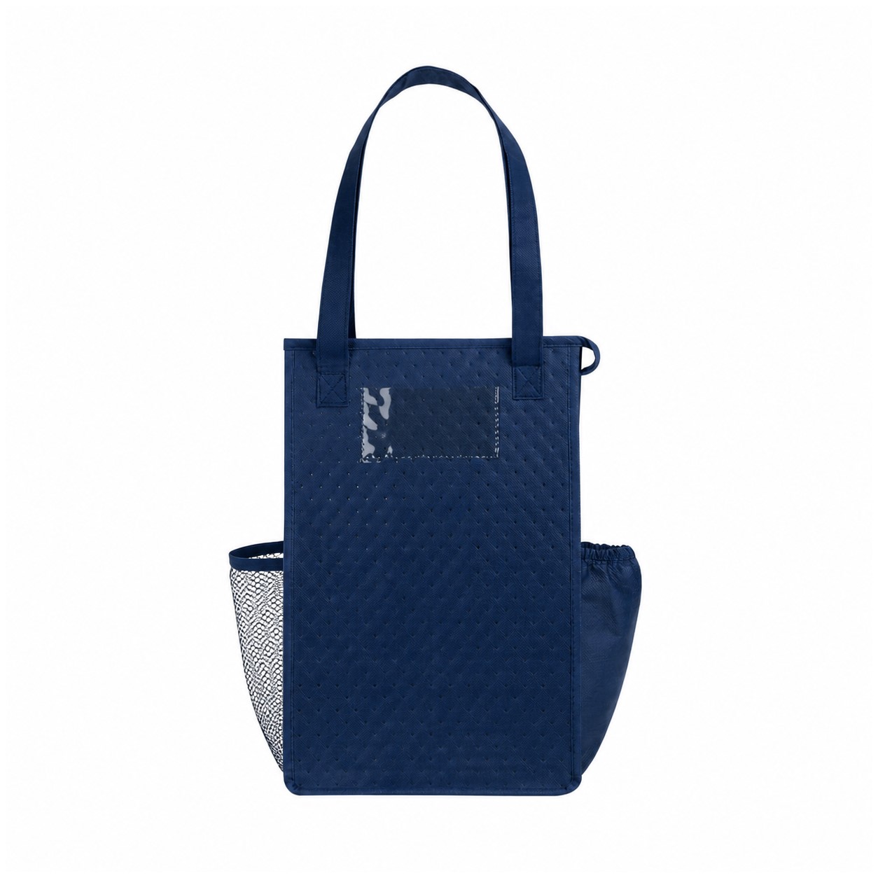 Reinforced Handles 9" Tote Bag — Navy Blue