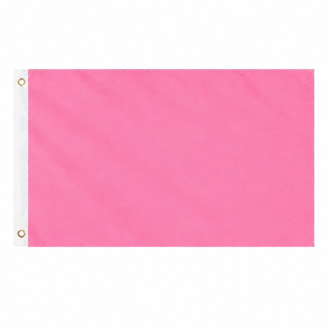 3' Double Sided Polyester Flag — Pink