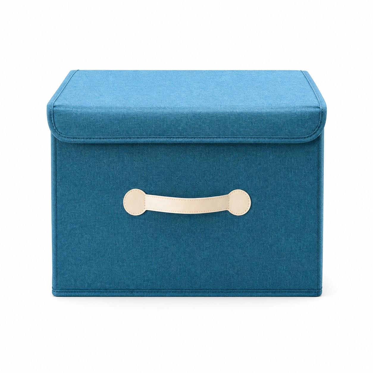 Lidded Foldable Fabric Storage Bin — view 2