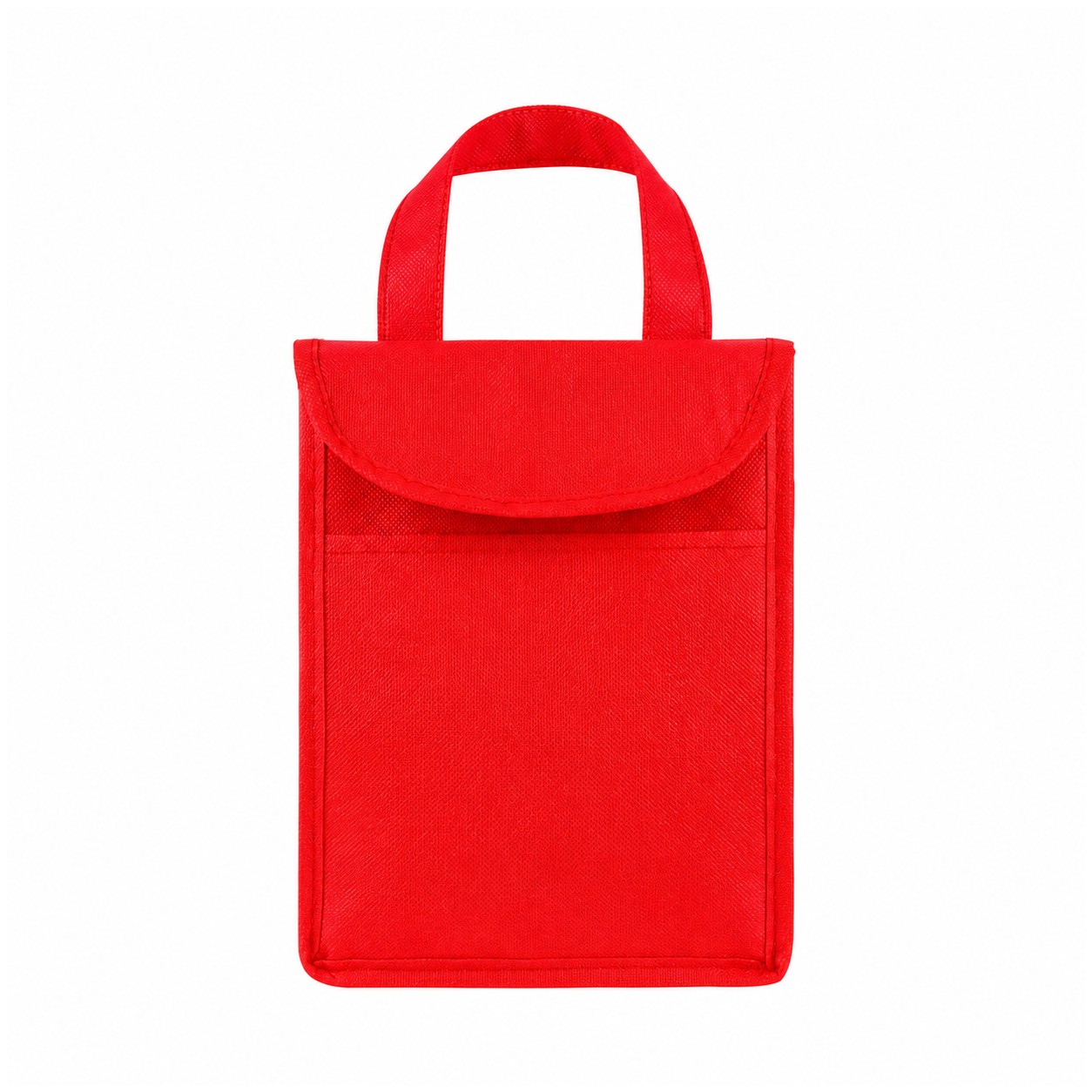 Thermal Non-Woven Lunch Cooler Tote — Red