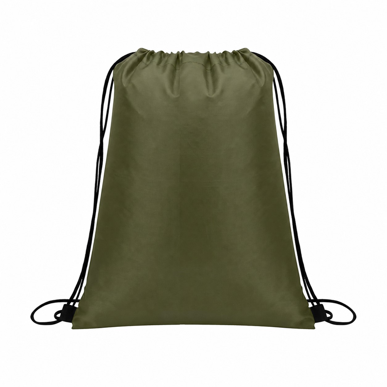 Drawcord Closure Drawstring Bag — Army Green