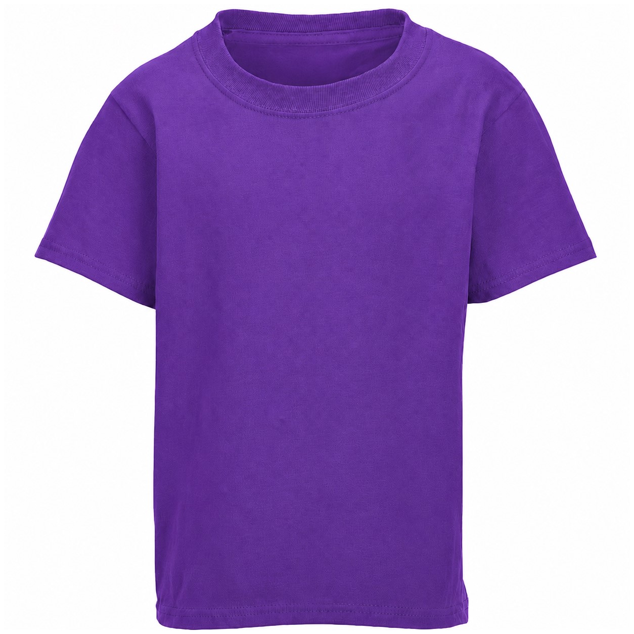 Youth Midweight Cotton Crewneck T-Shirt — Purple