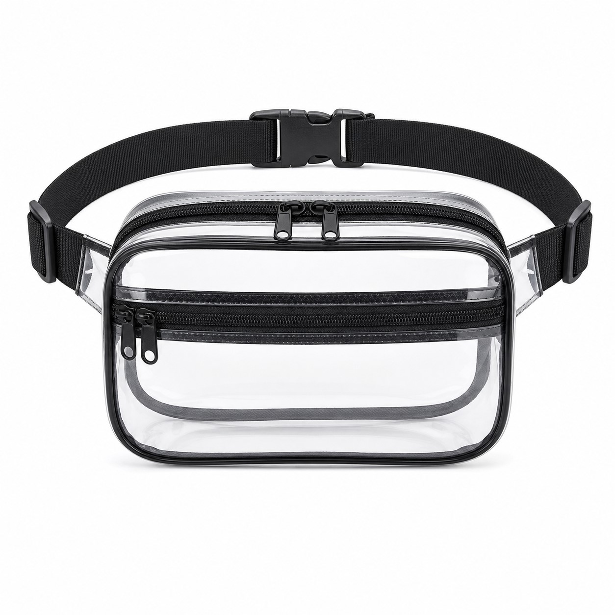 Clear PVC Adjustable Belt Fanny Pack — view 2
