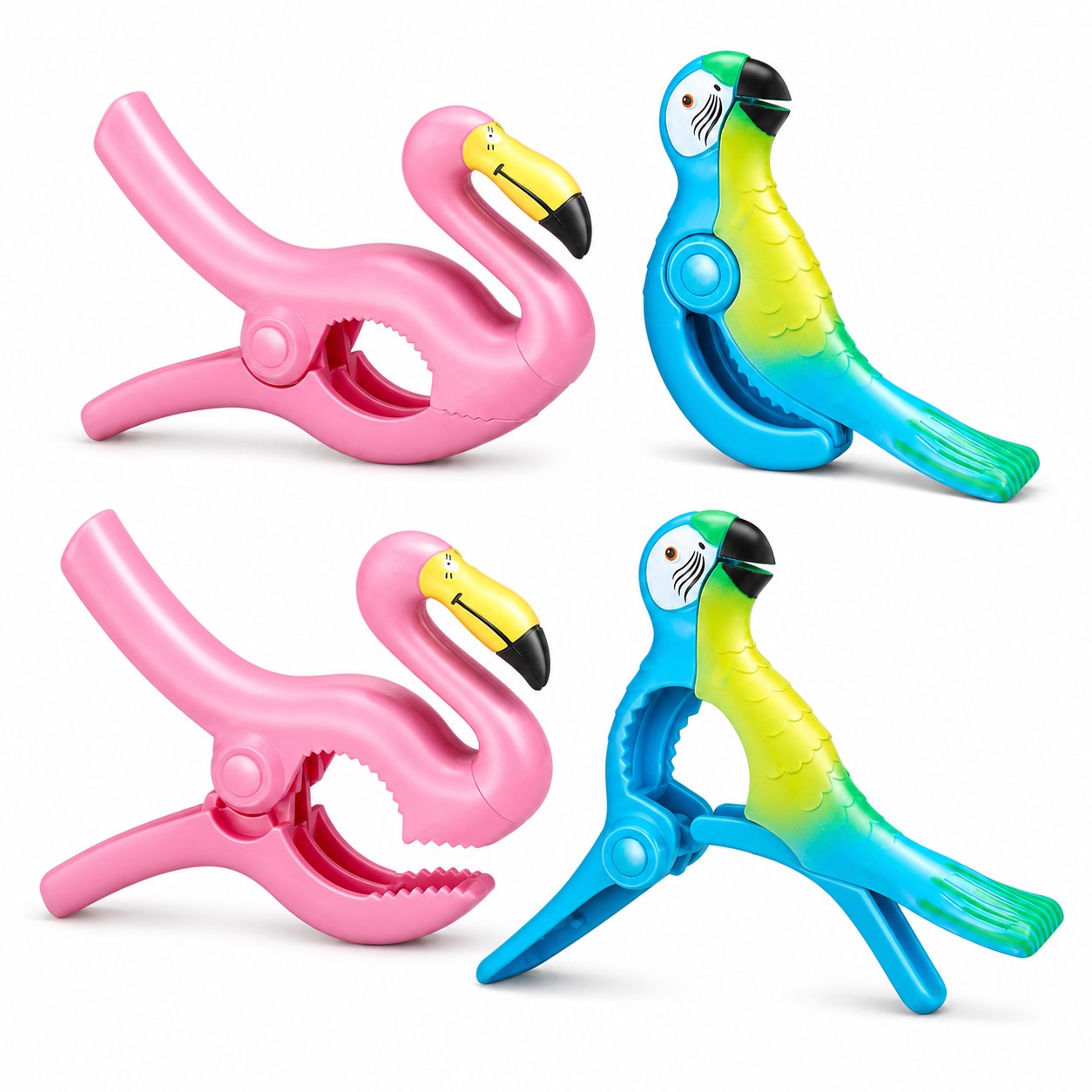 Bird Shaped Beach Towel Clips — view 2