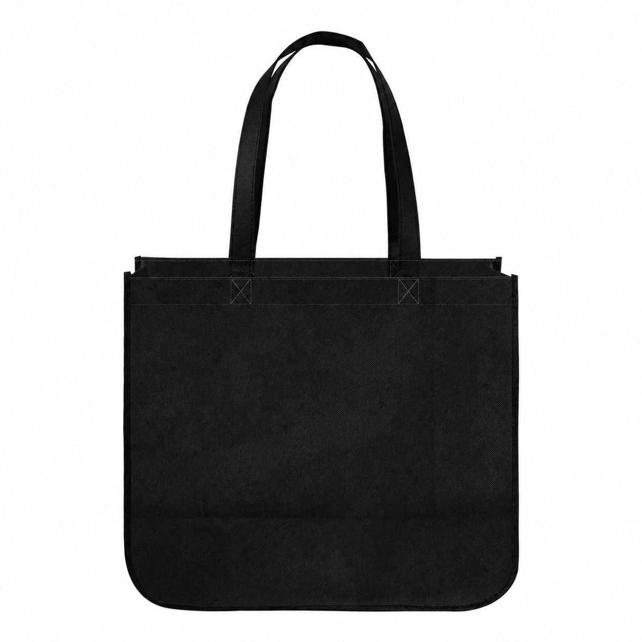 130GSM Non-Woven Tote Bag — Black