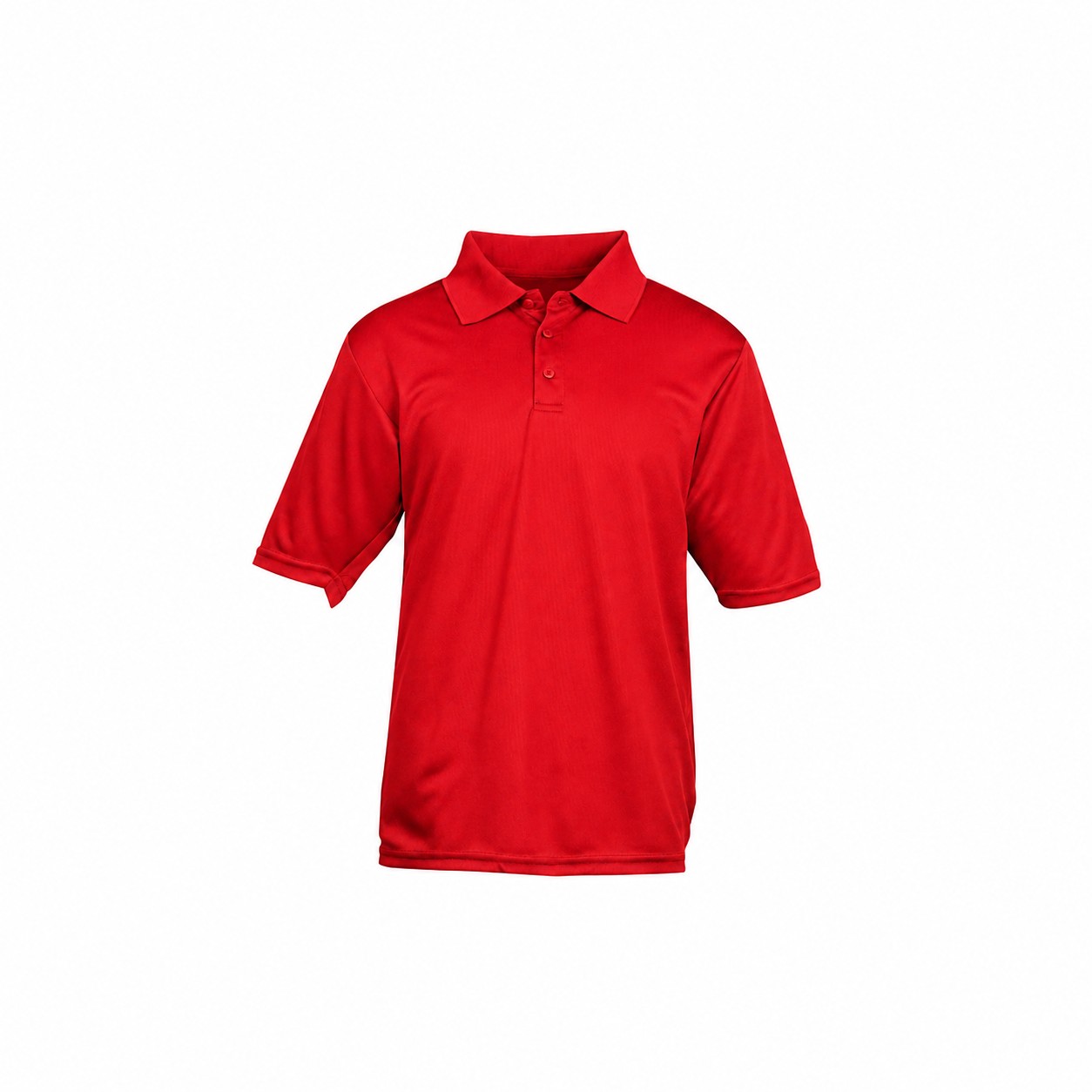 Pocket Sun Protection Polo — Red