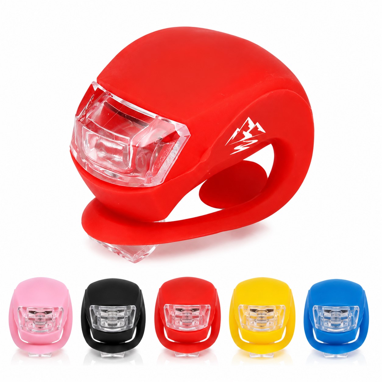 Compact LED Safety Light With Silicone Clip