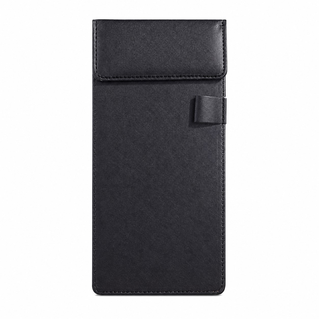 PU Leather Guest Check Presenter With Clip — view 2