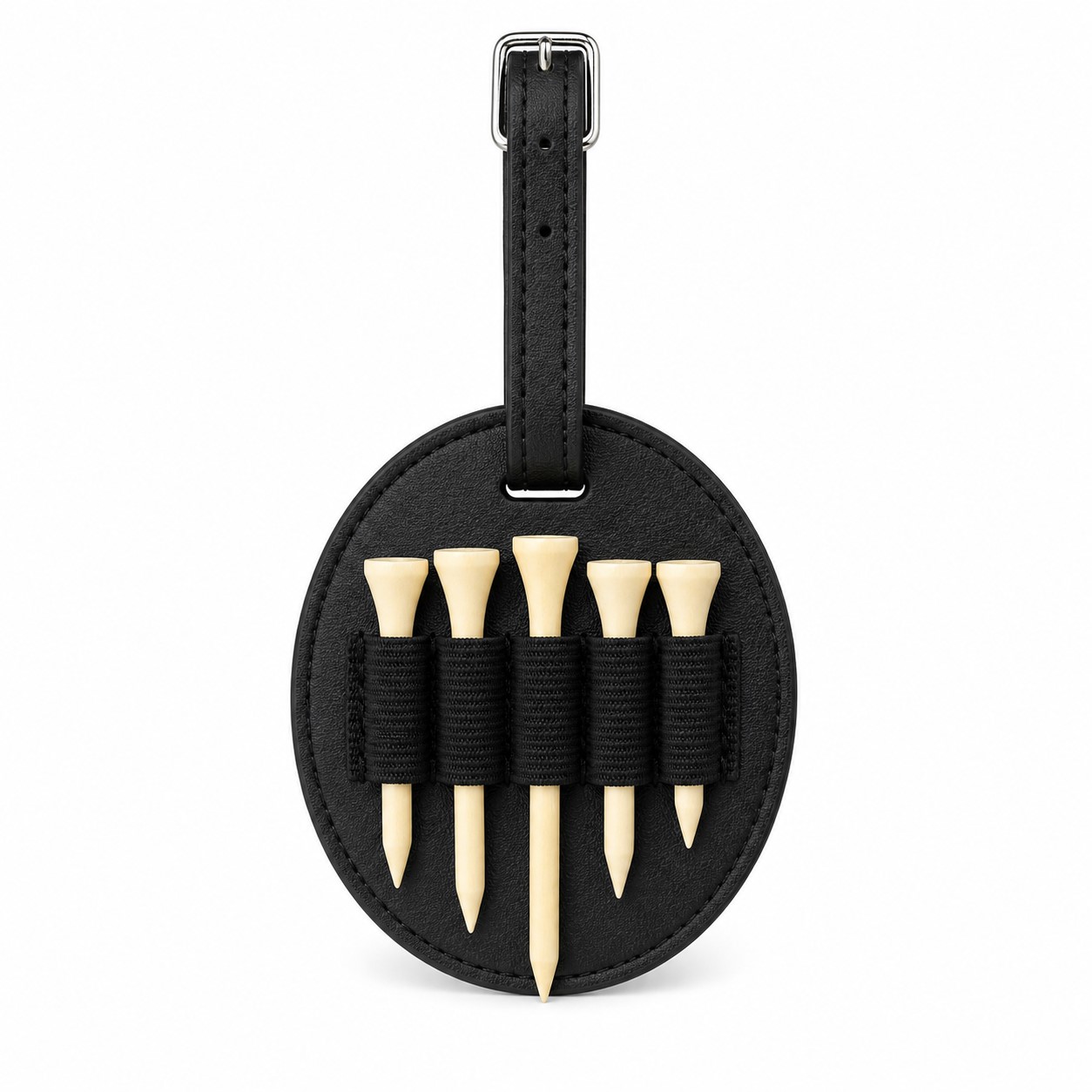 Round PU Polo Golf Tee Holder — view 2