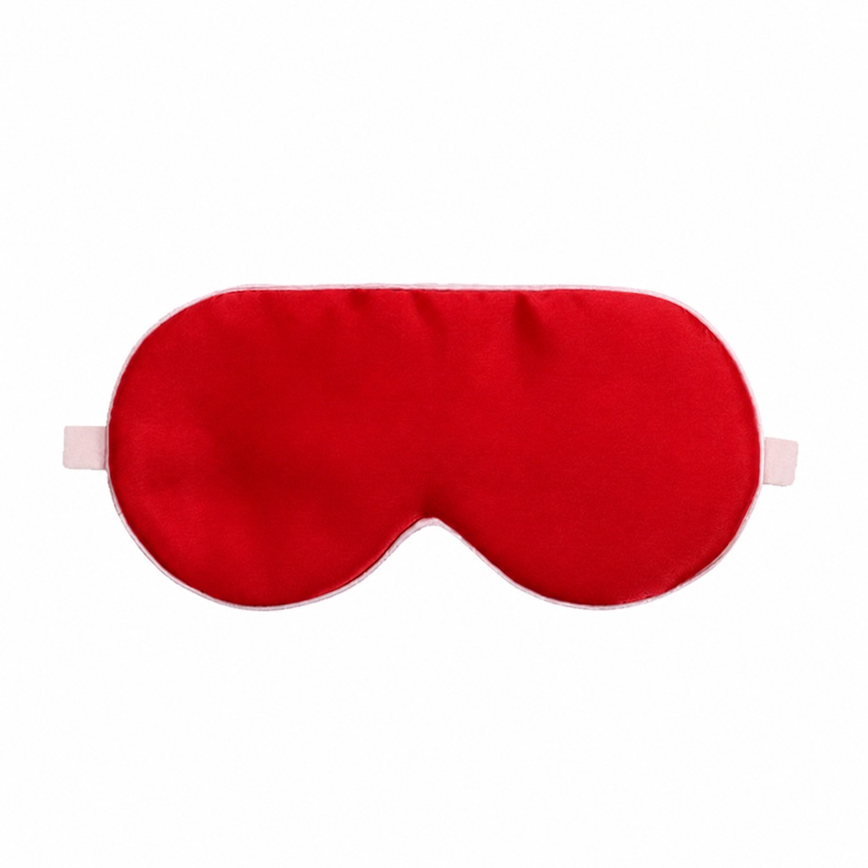 Silk Travel Sleep Mask — Red